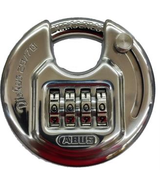 Abus Diskusschloss 70mm, mit Zahlenkombination 4 stellig